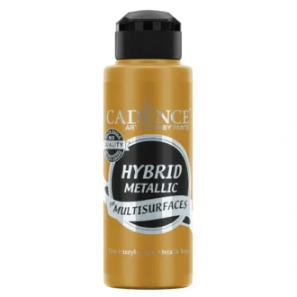 Hybrid Metallic for Multisurfaces Metallic Paint Antique Gold Cadence 120ml