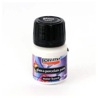 Porcelain and glass paint 30ml Pentart white