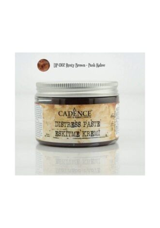 distress paste rusty brown