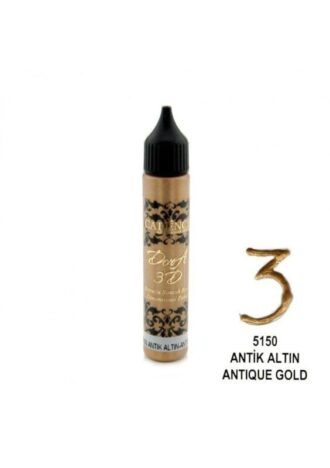 dora 3d antique gold
