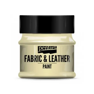 paint for fabrics leathers pentart beige 50 ml
