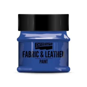 paint for fabrics leathers pentart blue 50 ml