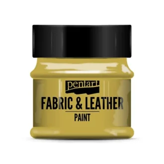 paint for fabrics leathers pentart gold 50 ml