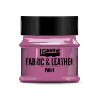 paint for fabrics leathers pentart magenta 50 ml