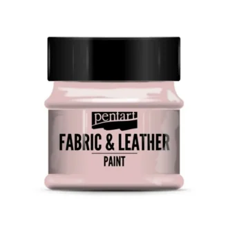 paint for fabrics leathers pentart pink 50 ml