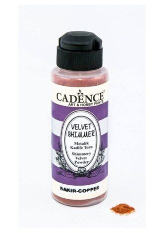 velvet powder shimmery cooper
