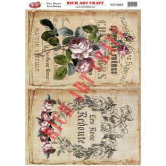 8053 rizoxarta decoupage ntekoupaz rice papers rich