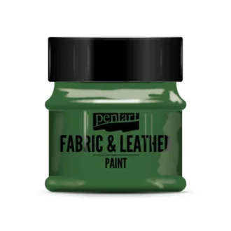 paint for fabrics leathers pentart green 50 ml