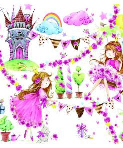 371500 Fairy Tale Princess DES 4x4 xartopetsetes gia decoupage ntekoypaz