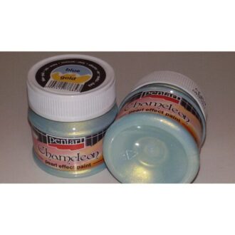 χρώμα ιριδίζον chameleon blue gold pentart 50ml 3513 1