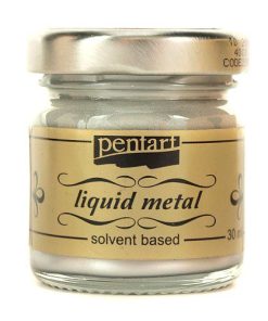 metal 30 ml Pentart silver 24618 2