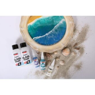 Super Glass Resin ocean waves effect 3 rhtinh duo sustatikwn pentart eidh xeirotexnias decomagia