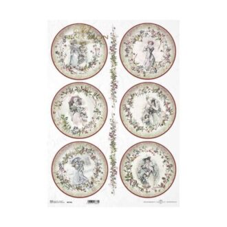 R0743L xristougenniatiko rizoxarto decoupage ntekoupaz eidh xeirotexnias decomagia