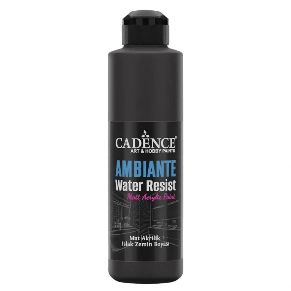 Ambiente water resist matt Black Cadence 250ml