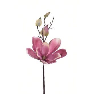 ART111 20 FLAMINGO magnlia 35cm pseytika loyloydia texnhta kladia pseytika diakosmhsh spitioy