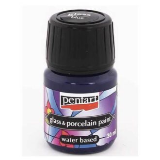 Porcelain and glass paint 30ml Pentart blue