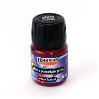 Porcelain and glass paint 30ml Pentart magenta