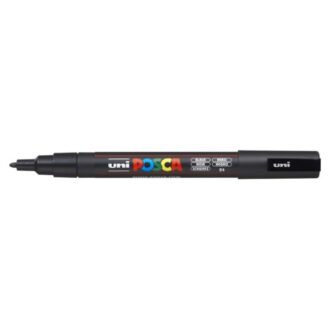 PC 3MN BLACK C markadoros posca ylika xeirotexnias