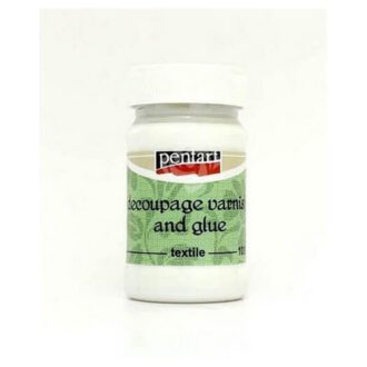 pentart decoupage glue and varnish for textile 100ml