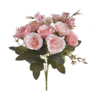 163CAN10222 6 7 triantafylla 28cm texnhta loyloydia pseytika