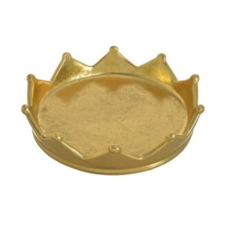50CAN2289 1. korona keramikh xrysh 21cm x 5cmH.18 2 