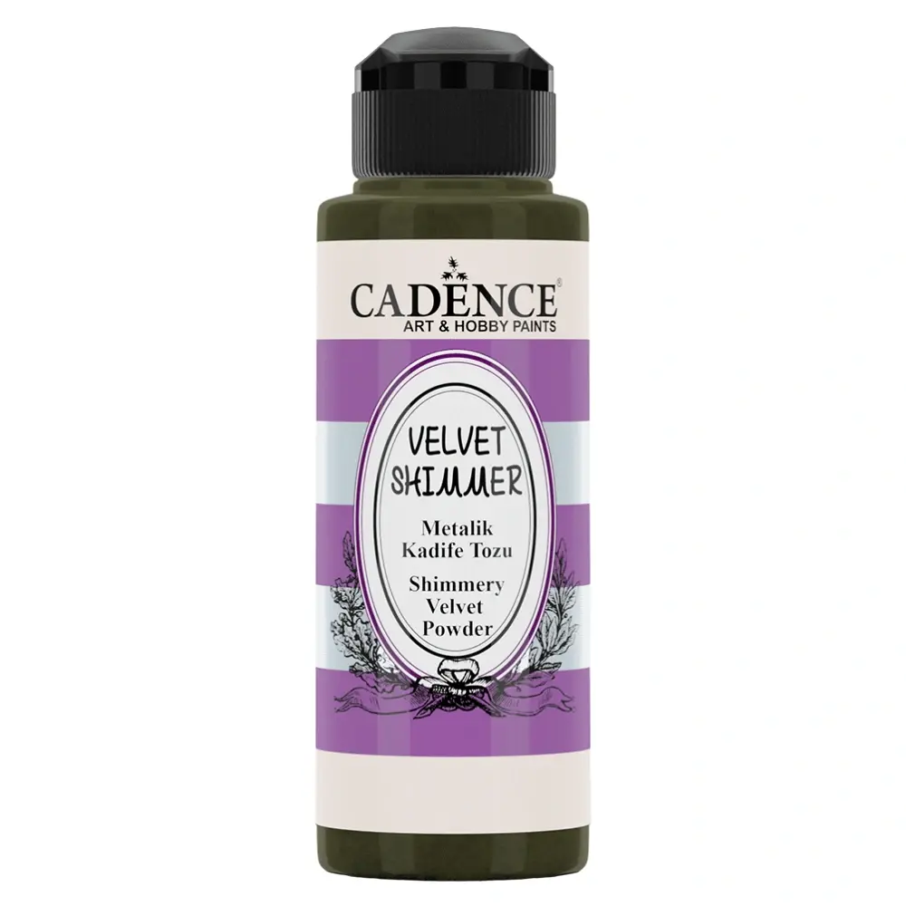 Velvet Shimmer Shimmery Velvet Powder green cadence 120ml