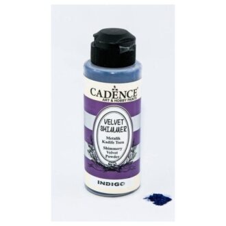 velvet powder shimmery indigo