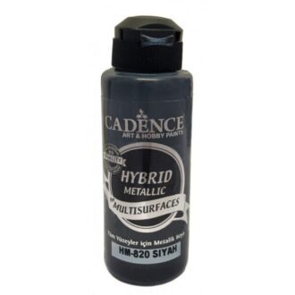 υβριδικό μεταλλικό χρώμα black 120 ml