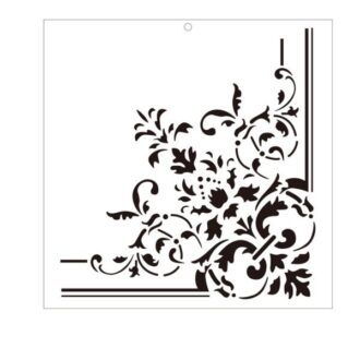 D 403 40 40 stencil thick mix media maja memories