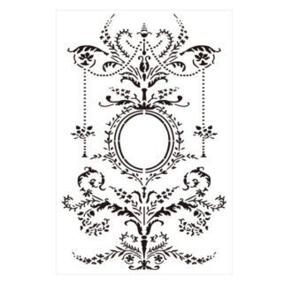 D 409 40 60 stencil thick mix media maja memories
