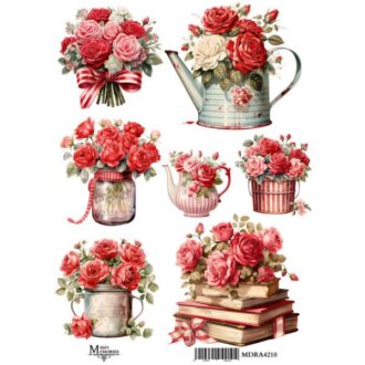 MDRA4210 rice papers decoupage majas memories