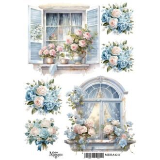MDRA4211 rice papers decoupage majas memories