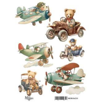 MDRA4235 rice papers decoupage majas memories