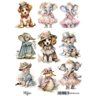 MDRA4236 rice papers decoupage majas memories