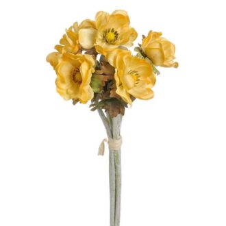 81CAN12255 6 Anemon 6szt pecz 34cm 288 24pcs yellow ASZ54 1