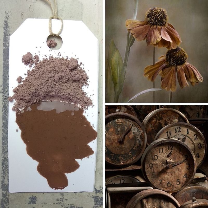 earth brown milk paint majas memories xrwmata palaiwshs xrwmata kazeinhs anapalaivsh epiplwn 11