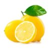 44351154 lemon over white nackground