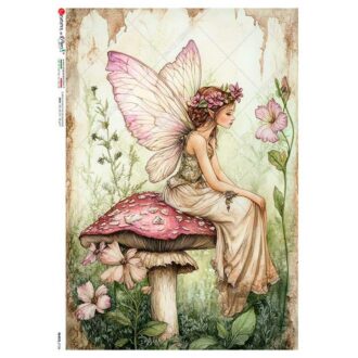 FAIRIES 0126 rizoxarto decoupage ntekoypaz eidh xeirotexnias decomagia