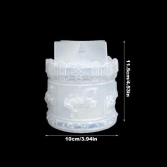 Silicone Mold Καλούπι σιλικόνης 76 01 0081 Βαζο με καπακι Carouzel 02