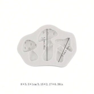 Silicone Mold Καλούπι σιλικόνης 76 01 0535 μανιταρια 03