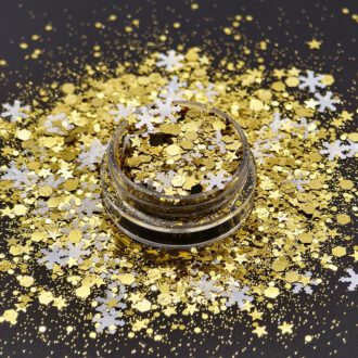 KC1048 3 glitter xrysoskonh gia nyxia xeirotexnia diy decomagia