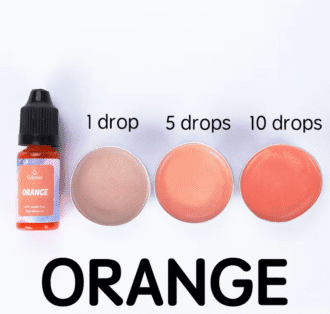 ygro xrwma gia keri 10ml ζωηρή χρωστική βάσης decomagia orange