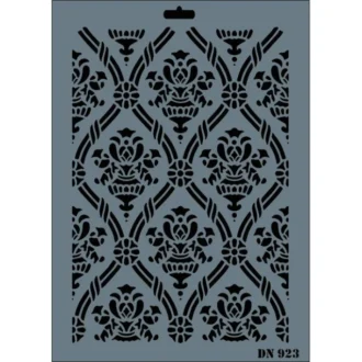 Stencil Baroque background, 25x35cm