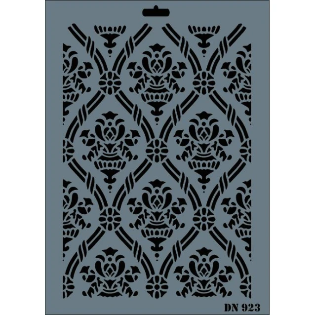 Stencil Baroque background, 25x35cm