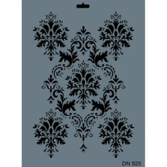Stencil Baroque background, 25x35cm
