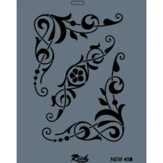 Stencil Γωνίες, 25x35cm