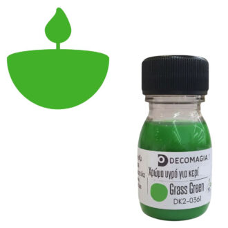 Χρώμα για κερί υγρό, Grass Green, 30 ml