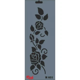 Stencil Τριανταφυλλάκια, 11x29cm