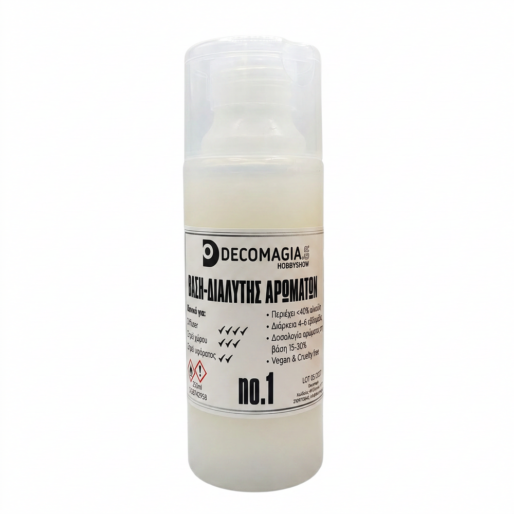 Διαλύτης και Βάση Αρωμάτων για Diffuser και Σπρέι 250ml, no1