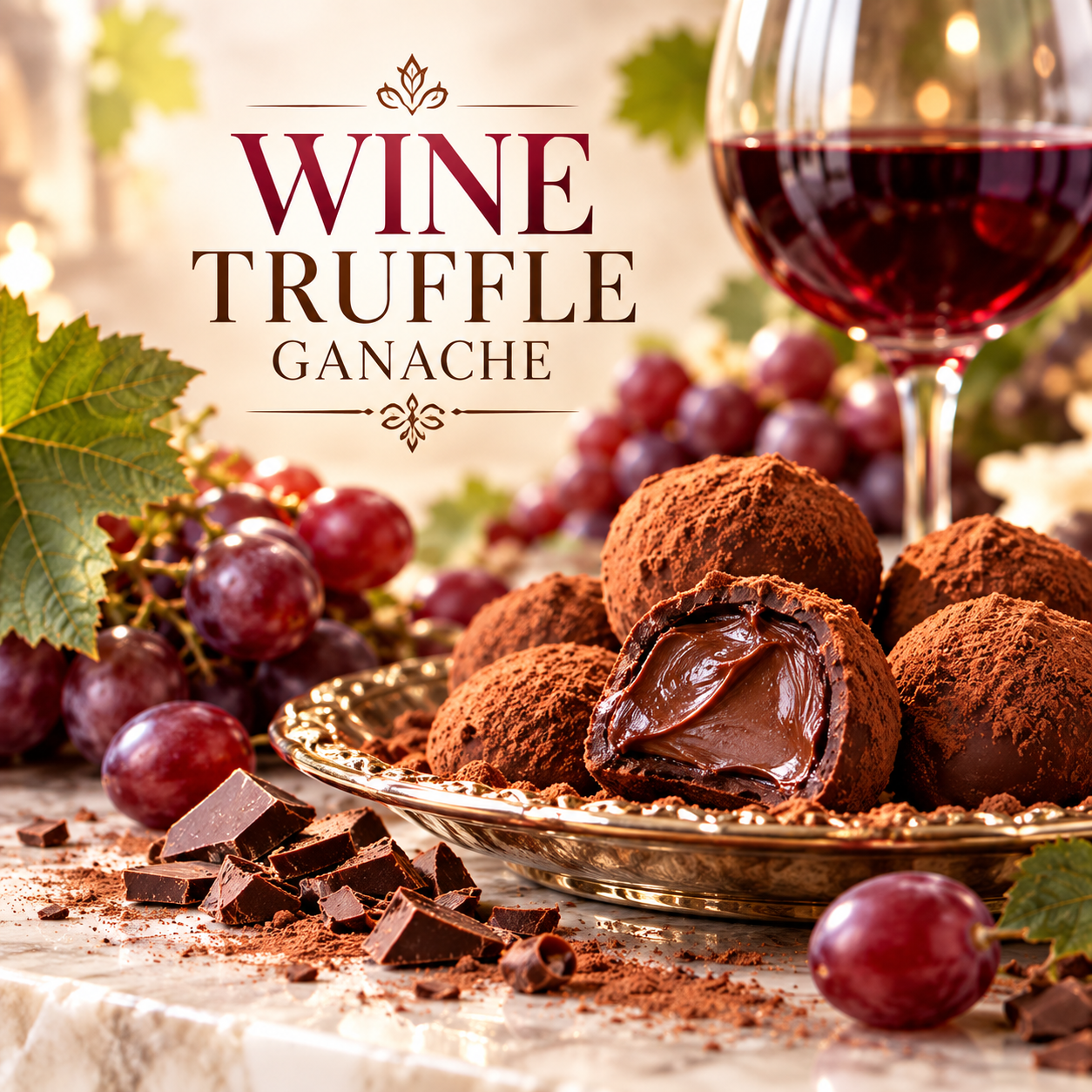 Άρωμα για κερί και σαπούνι, Wine truffle ganache